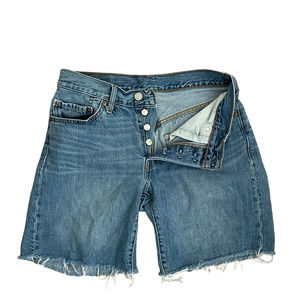 Levi's vintage Women 501 Button Fly Denim Jean Shorts size 27